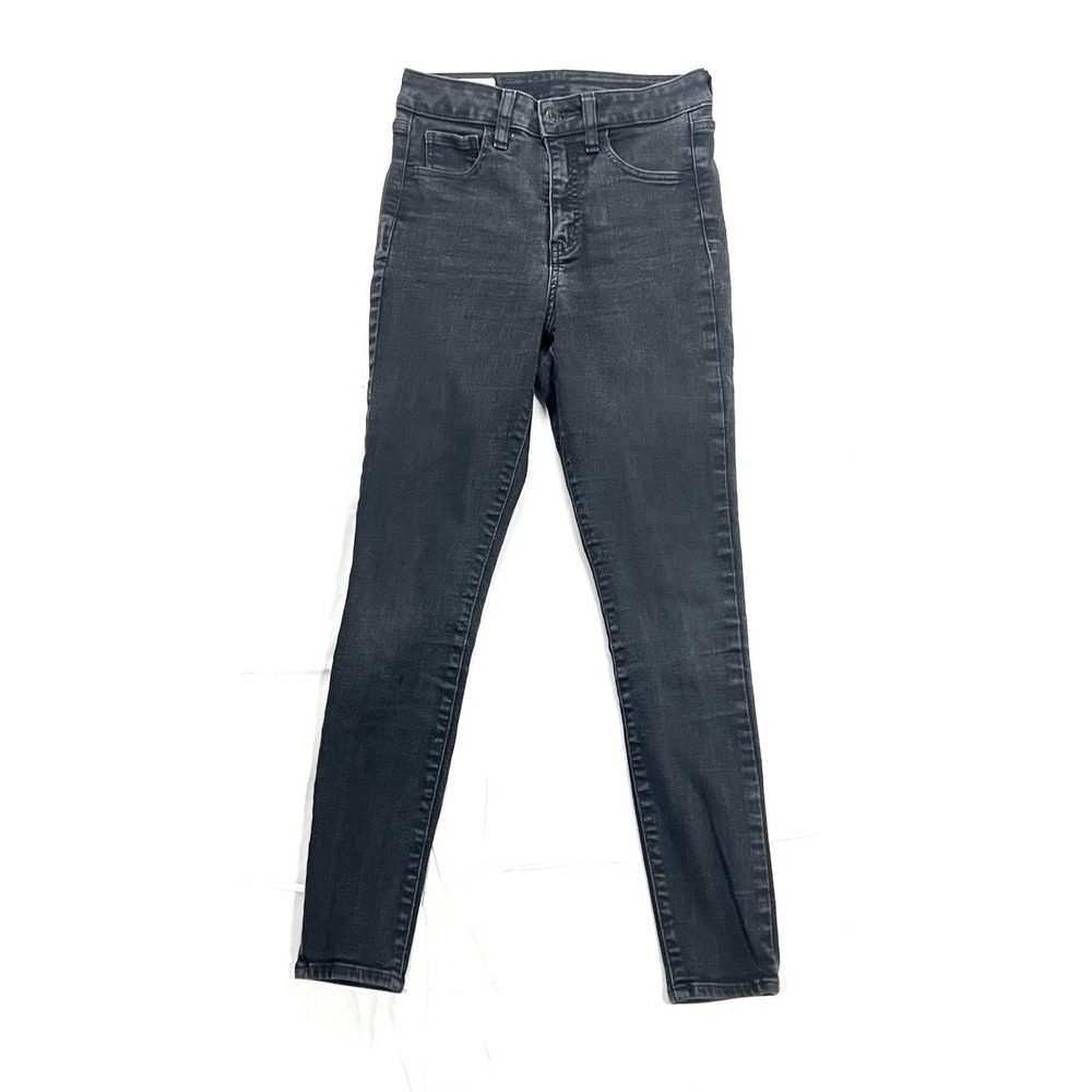 Gap Universal Jegging High Rise Jeans Womens 27/4R Black Denim Stretch Skinny